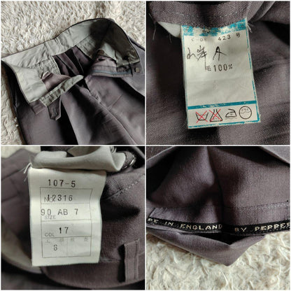[Made in the UK] Vintage Setup Metal Button Double Button Suit XL