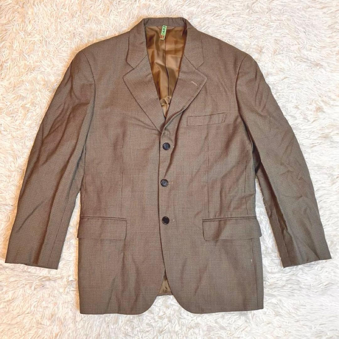 Rare MOSCHINO UOMO Vintage Setup Cubs Hem M Made in Japan