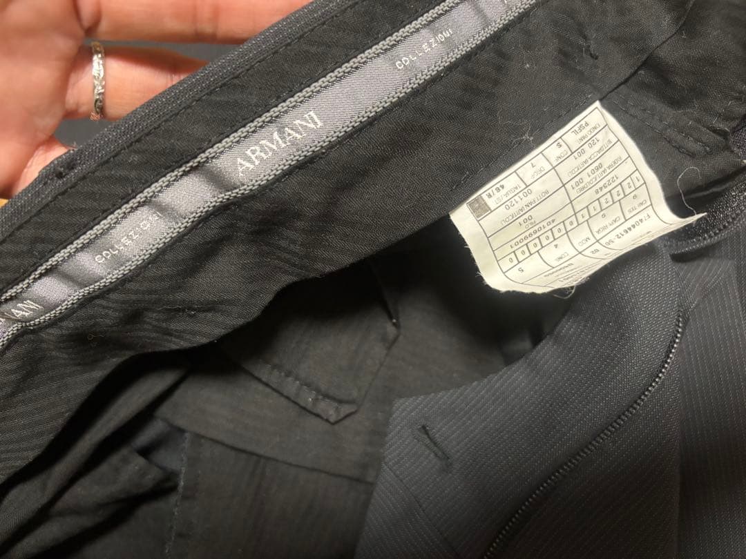 ARMANI! Men's business suit setup dark gray