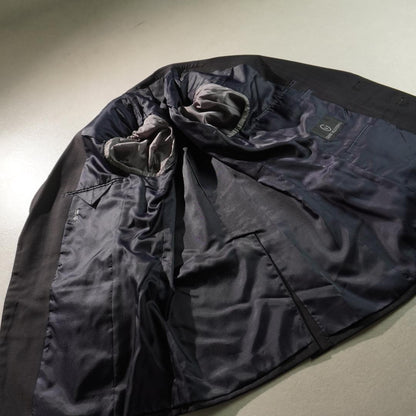 GIANNI VALENTINO single setup suit navy blue/BW310