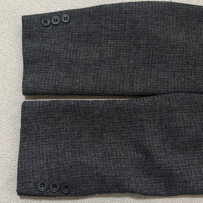 LANCEL Vintage Suit Linen Double Setup Made in Japan