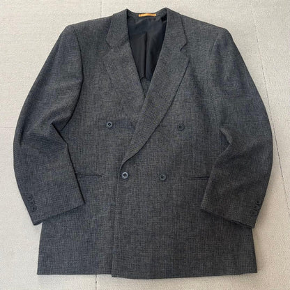 LANCEL Vintage Suit Linen Double Setup Made in Japan