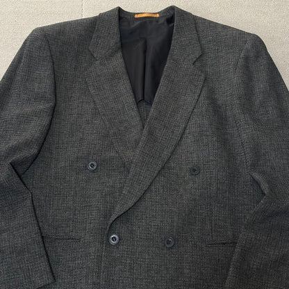 LANCEL Vintage Suit Linen Double Setup Made in Japan