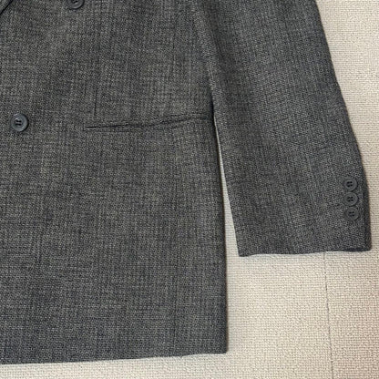 LANCEL Vintage Suit Linen Double Setup Made in Japan