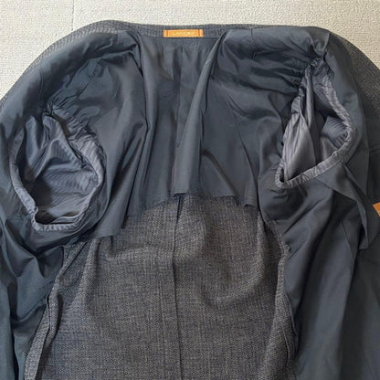 LANCEL Vintage Suit Linen Double Setup Made in Japan