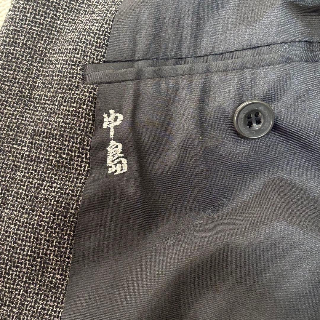 LANCEL Vintage Suit Linen Double Setup Made in Japan