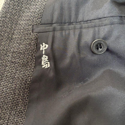 LANCEL Vintage Suit Linen Double Setup Made in Japan