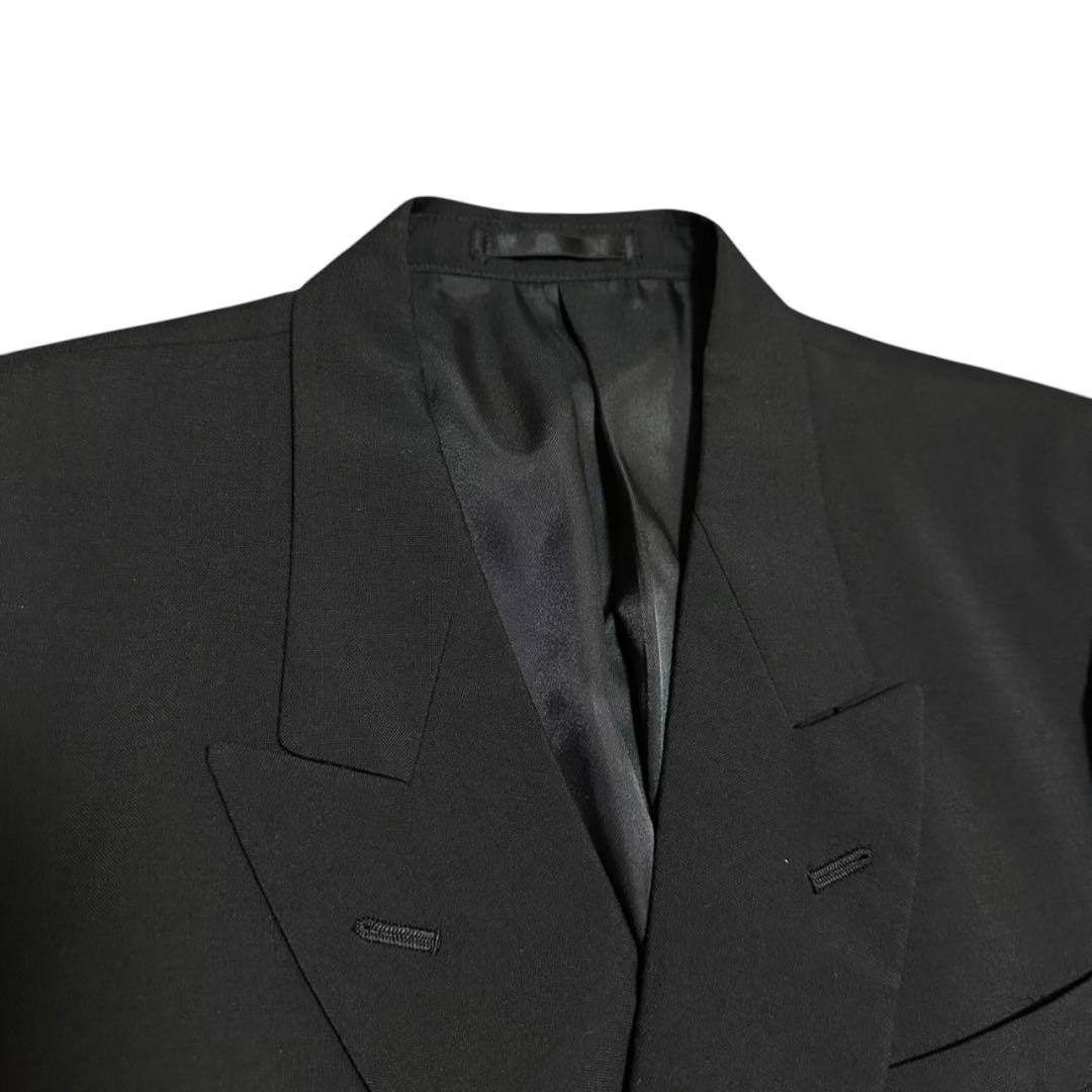 3 Piece Double Suit Setup Black Formal Casual Black S