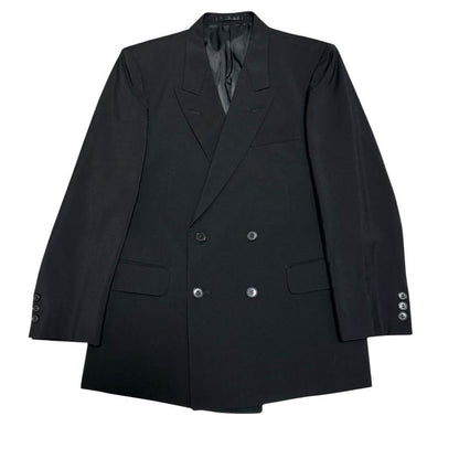3 Piece Double Suit Setup Black Formal Casual Black S