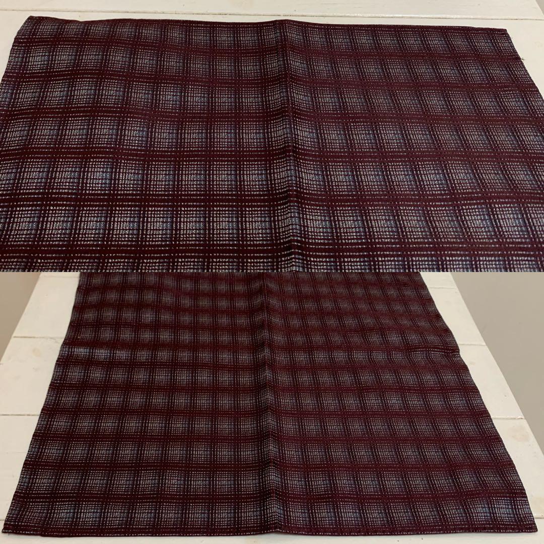 GIORGIO ARMANI Dead Stock Black Tag Made in Italy Pocket Square