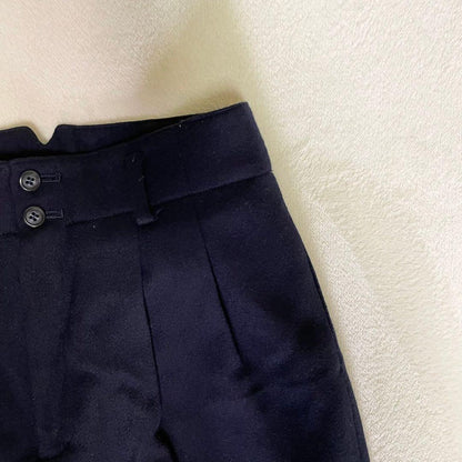Vintage｜90’s Wool Navy Blue Setup Double Suit Gold Buttons