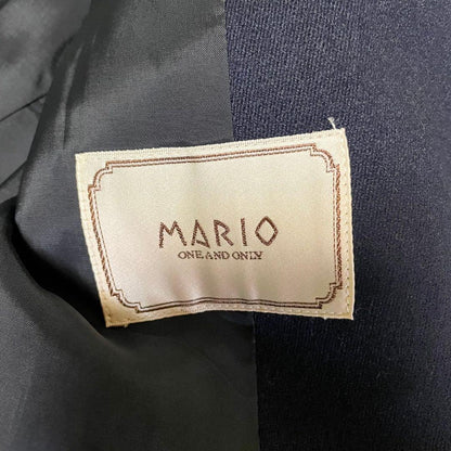 Vintage｜90’s Wool Navy Blue Setup Double Suit Gold Buttons