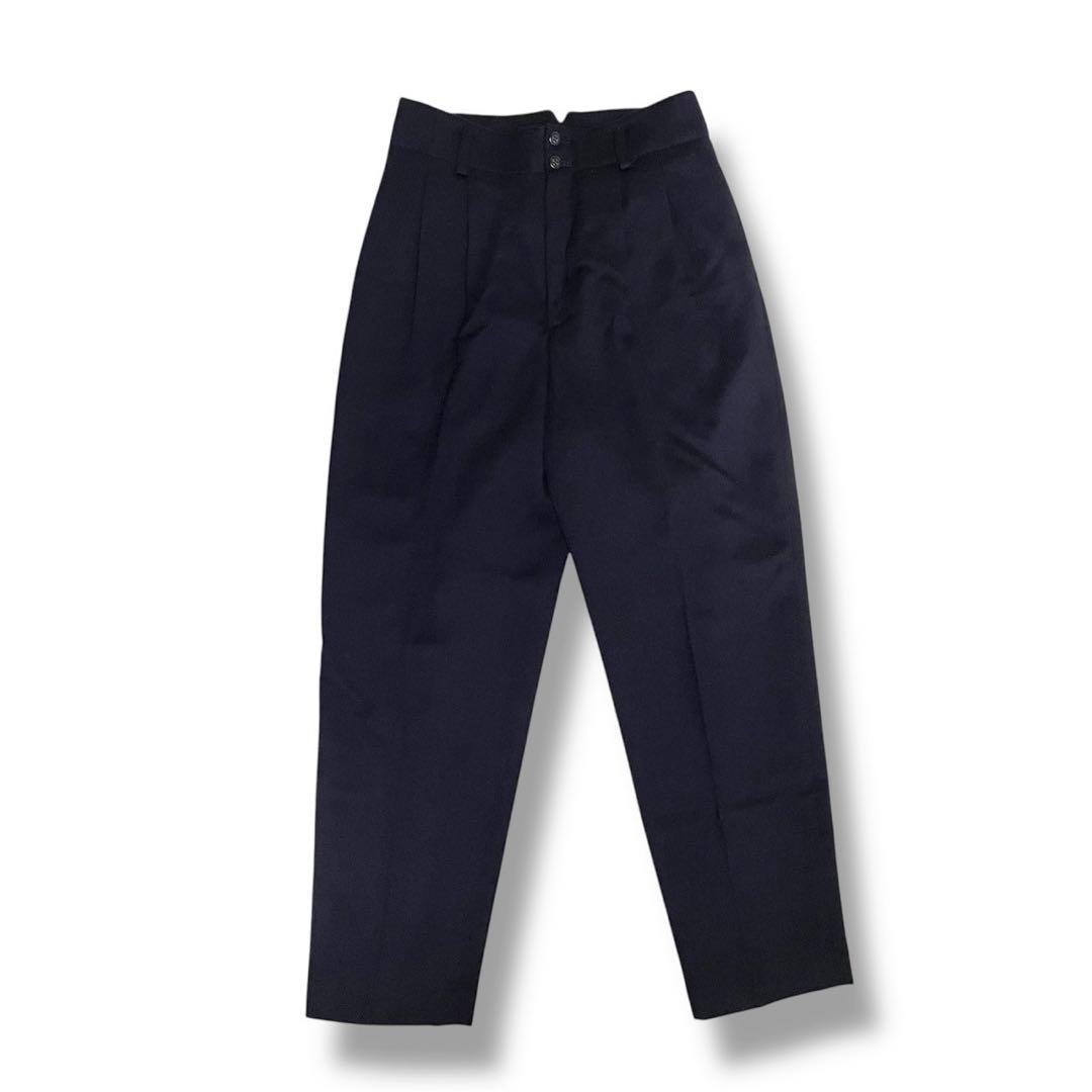 Vintage｜90’s Wool Navy Blue Setup Double Suit Gold Buttons