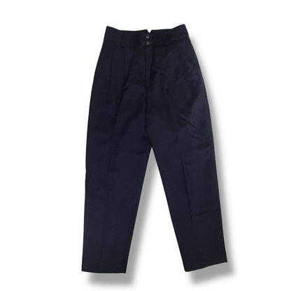 Vintage｜90’s Wool Navy Blue Setup Double Suit Gold Buttons