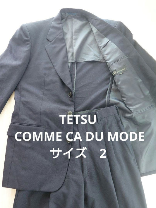 TETSU COMME CA DU MODE Suit Top and Bottom Setup M Black