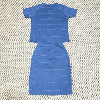 Price reduction! Old clothes 1950-60 vintage knit skirt setup