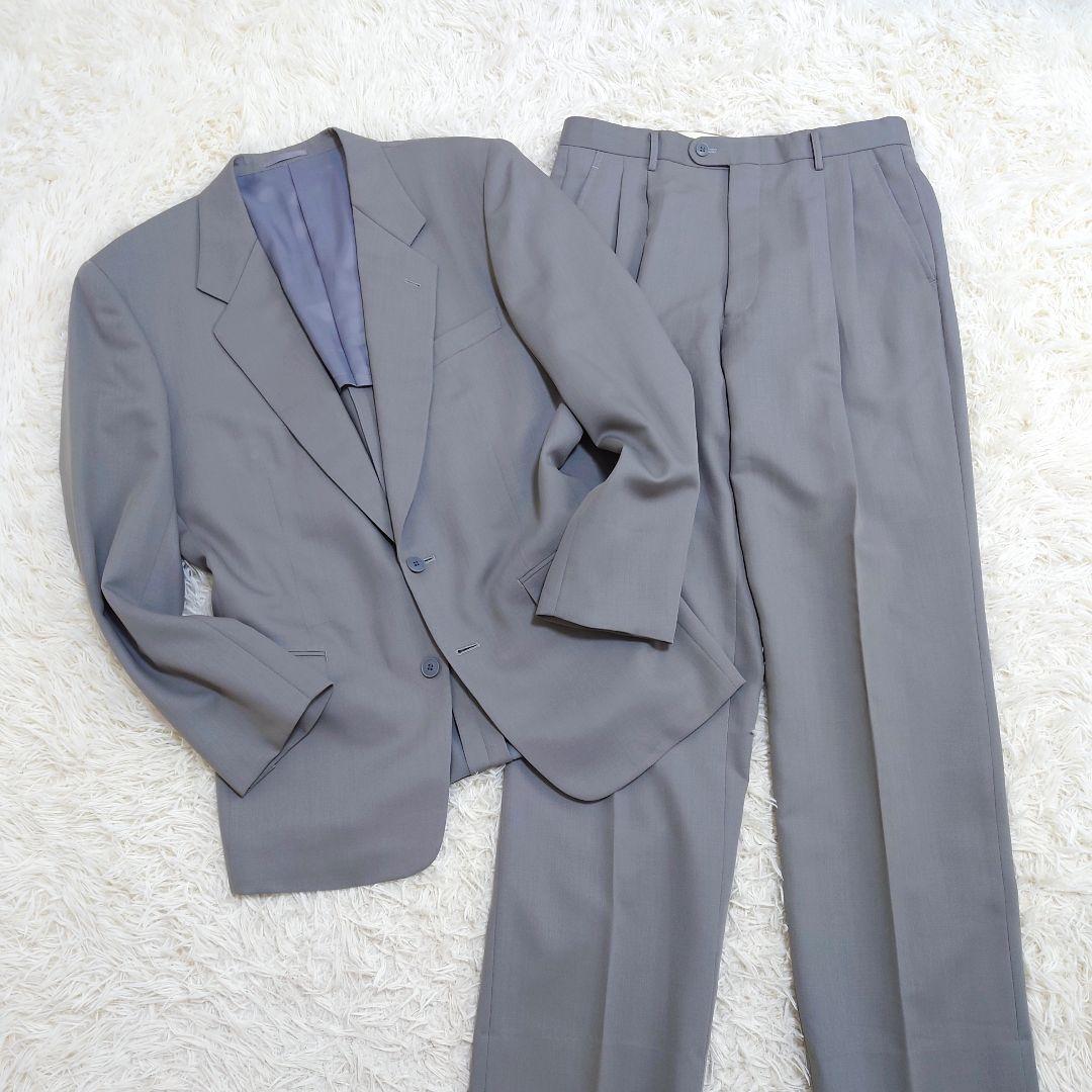 Battista Curti Vintage Suit Unlined Gray Made in Japan L equivalent