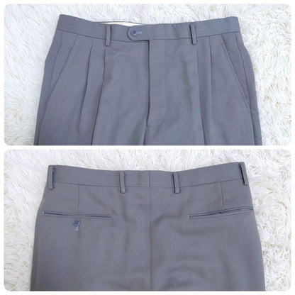 Battista Curti Vintage Suit Unlined Gray Made in Japan L equivalent