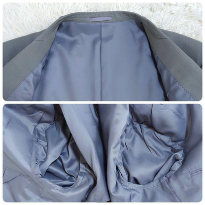 Battista Curti Vintage Suit Unlined Gray Made in Japan L equivalent