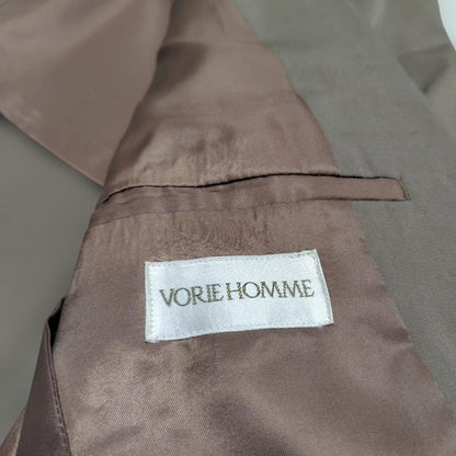 90S Japan Vintage Beige Green Double Breasted Suit Masaki Suda