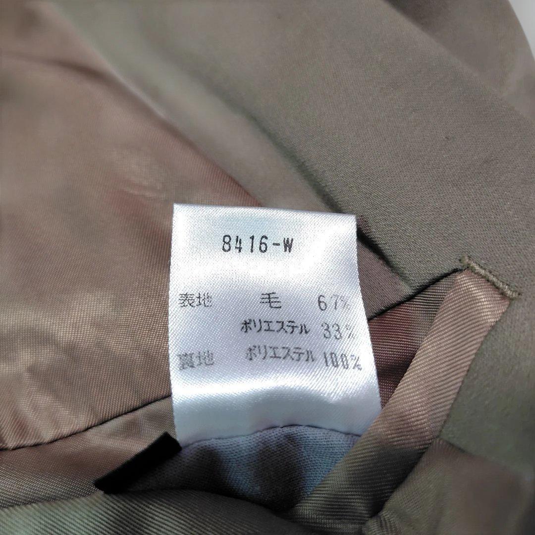 90S Japan Vintage Beige Green Double Breasted Suit Masaki Suda