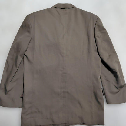 90S Japan Vintage Beige Green Double Breasted Suit Masaki Suda