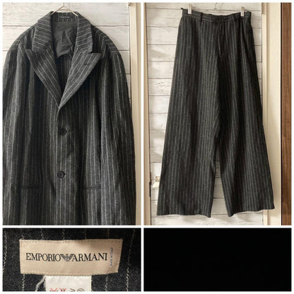 EMPORIO ARMANI Setup Made in Italy Top 50 Bottom 48 Purchased at a thrift store