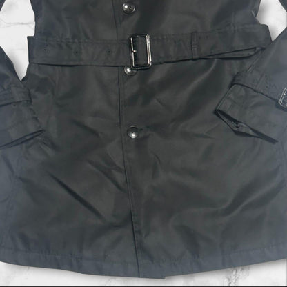 [Extremely beautiful item] Lenoma Homme x Rimonta trench coat with liner L black, complete with belt