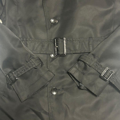 [Extremely beautiful item] Lenoma Homme x Rimonta trench coat with liner L black, complete with belt