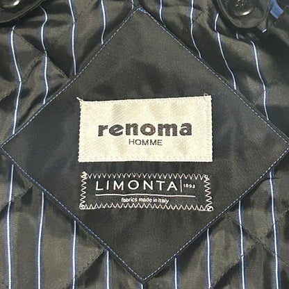[Extremely beautiful item] Lenoma Homme x Rimonta trench coat with liner L black, complete with belt