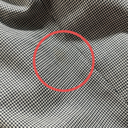 Glen check casual suit setup light gray M old clothes