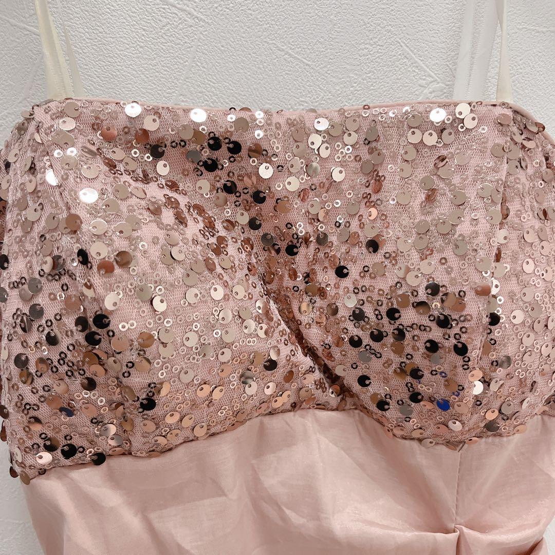 [Blondie Nites] Made in the USA Sequin Long Dress Pink 7