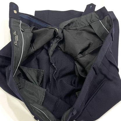 802 Good condition Christian Dior L equivalent setup double navy blue