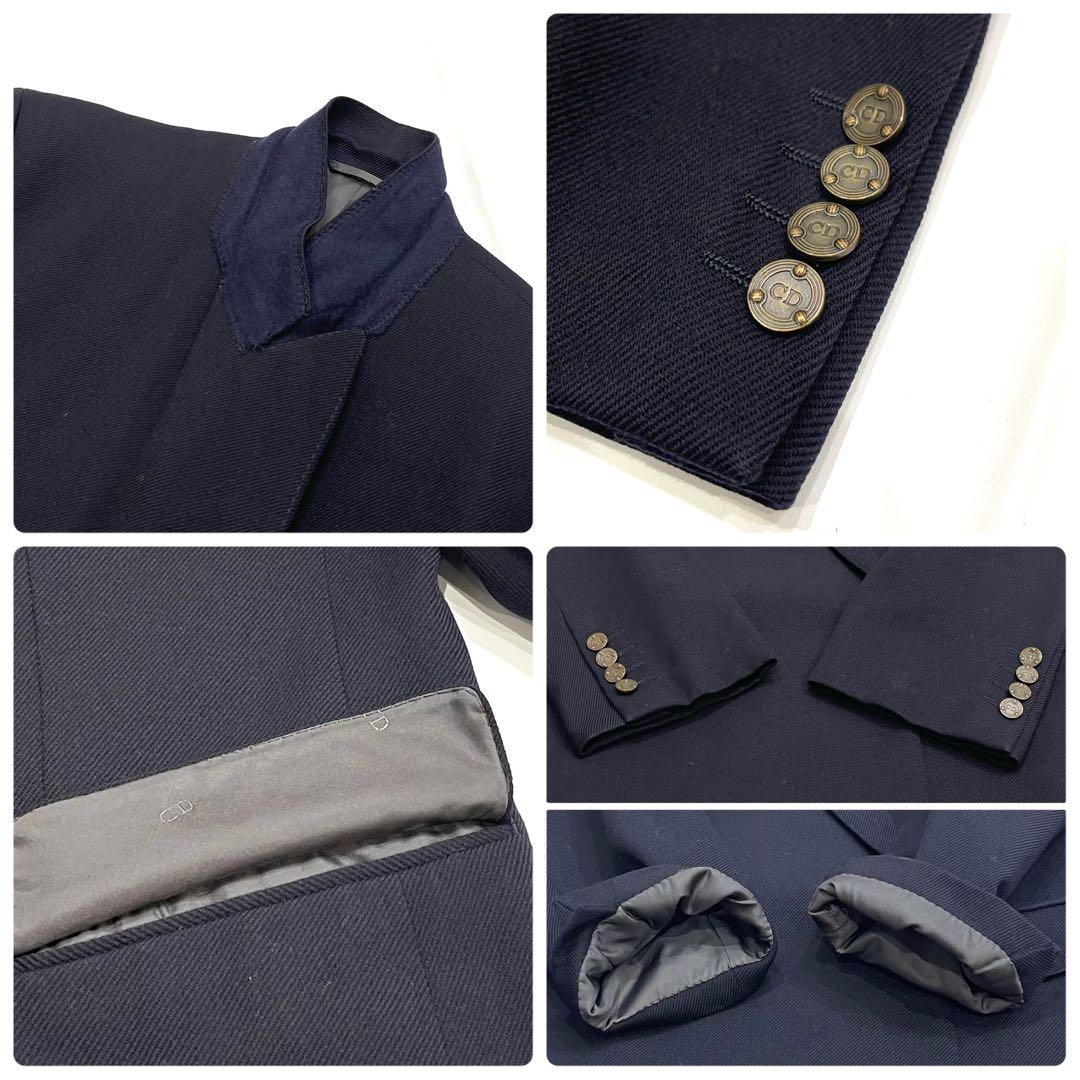 802 Good condition Christian Dior L equivalent setup double navy blue