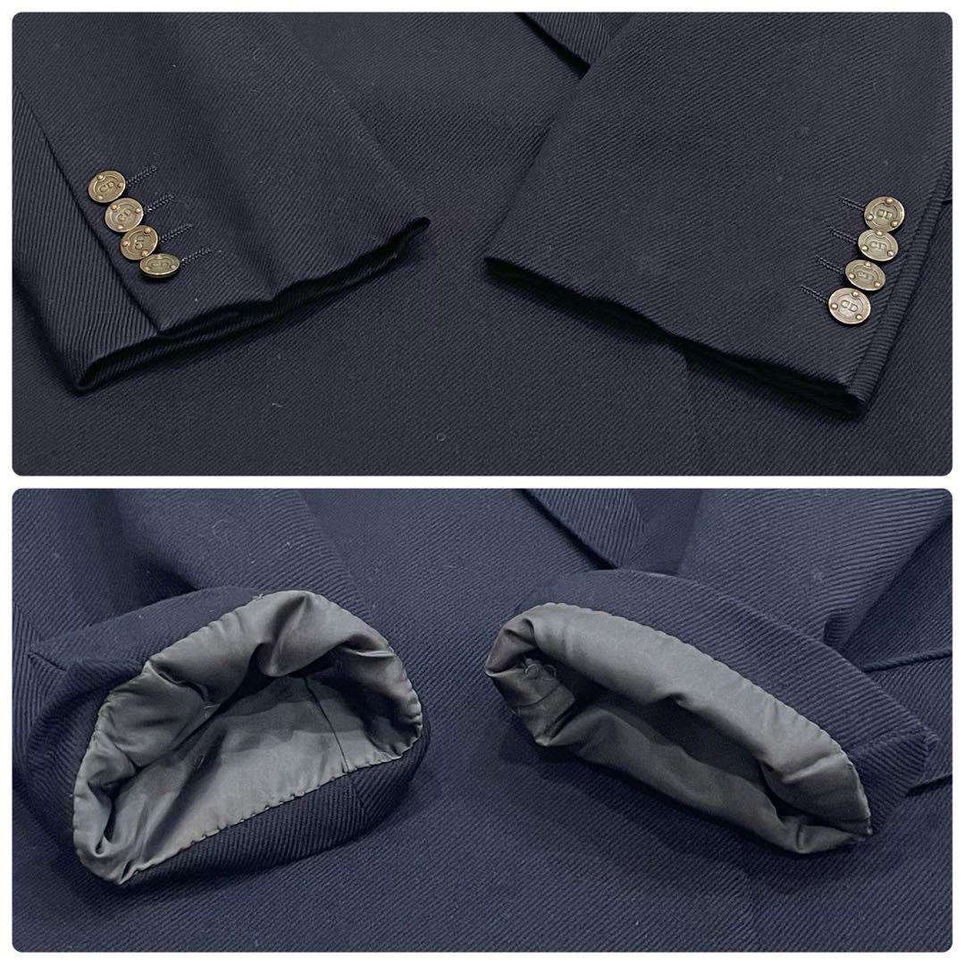 802 Good condition Christian Dior L equivalent setup double navy blue
