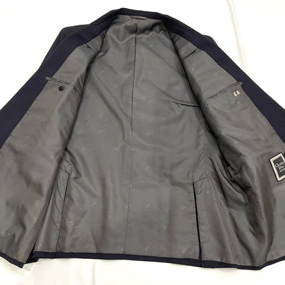802 Good condition Christian Dior L equivalent setup double navy blue