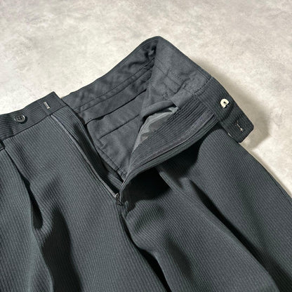 [NA] Charcoal black setup × Christian Dior tie