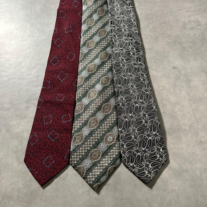 [NA] Charcoal black setup × Christian Dior tie