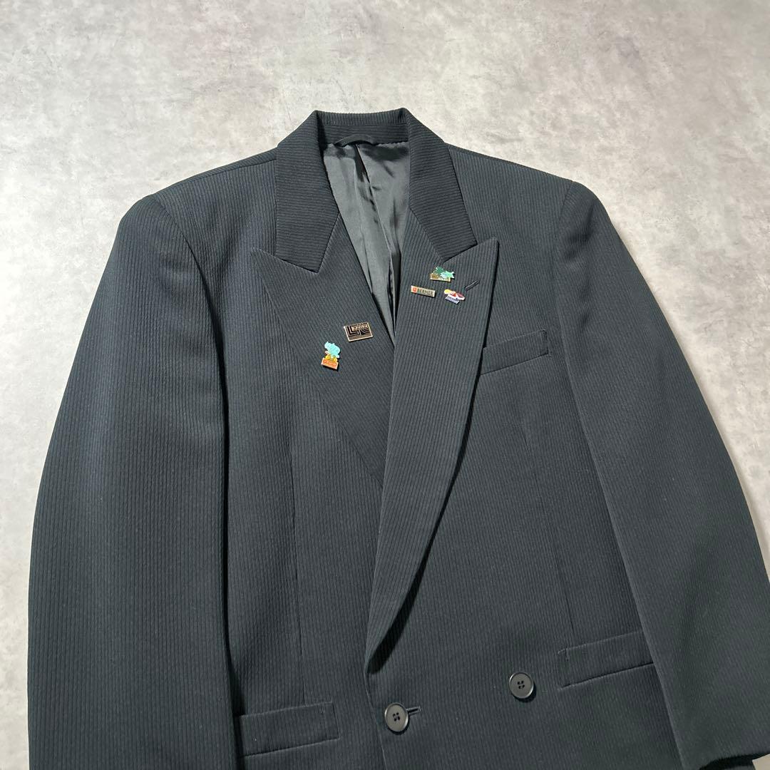 [NA] Charcoal black setup × Christian Dior tie