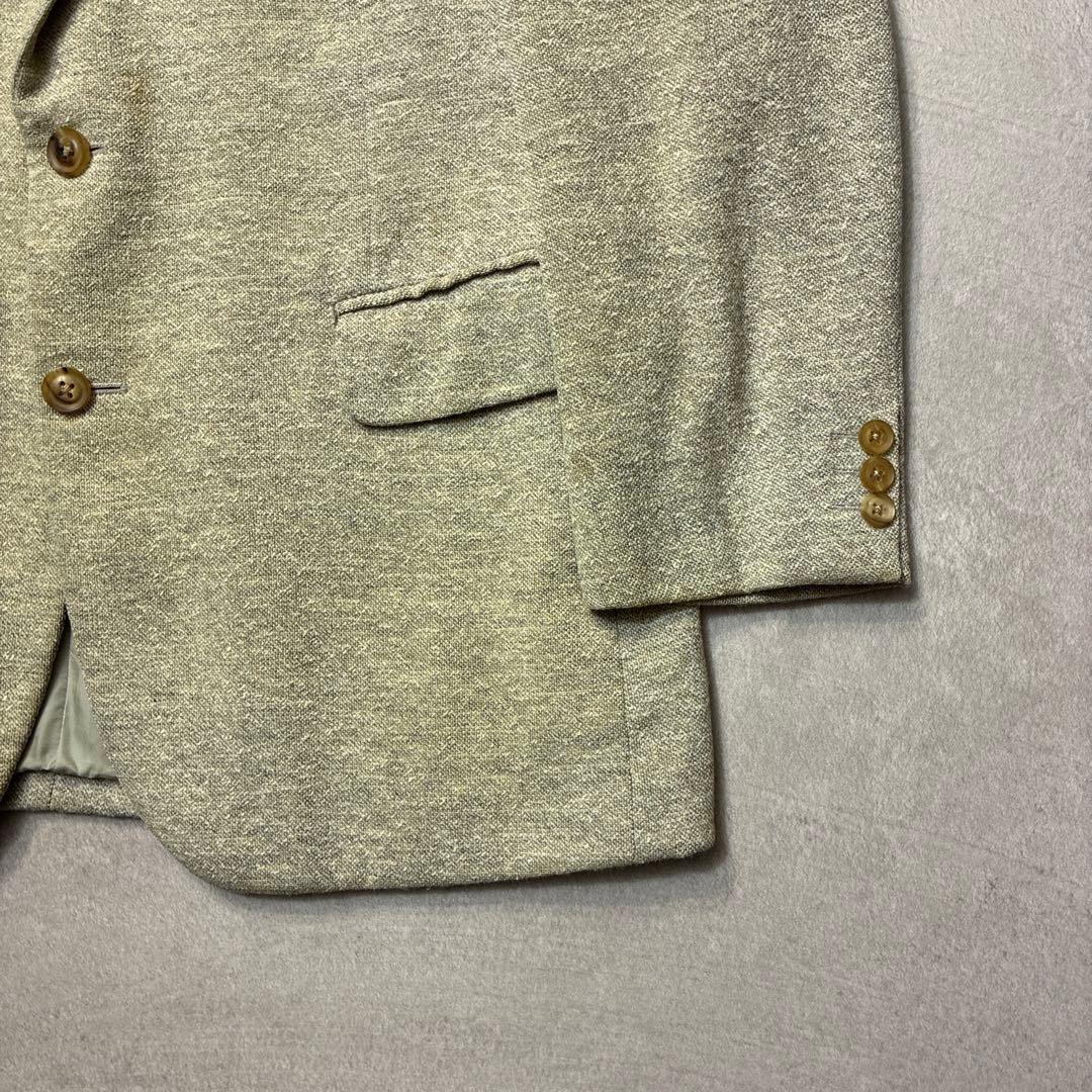 90s Burberry tailored jacket L brushed ecru tweed old tag blazer old clothes