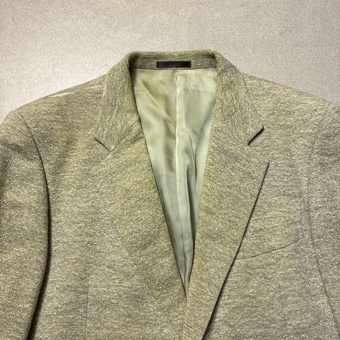 90s Burberry tailored jacket L brushed ecru tweed old tag blazer old clothes