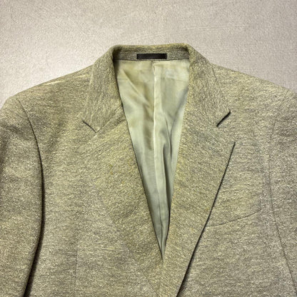 90s Burberry tailored jacket L brushed ecru tweed old tag blazer old clothes