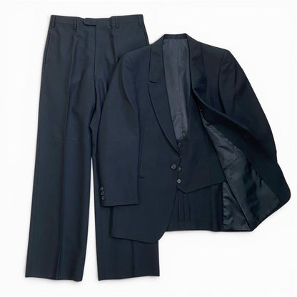 90s JAPAN VINTAGE wool suit setup 3 piece