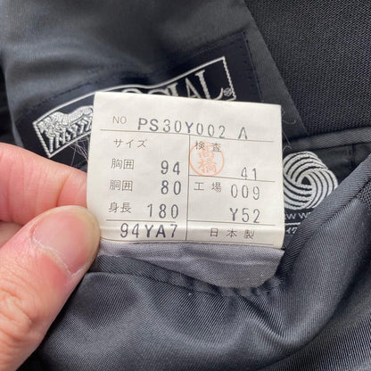 90s JAPAN VINTAGE wool suit setup 3 piece