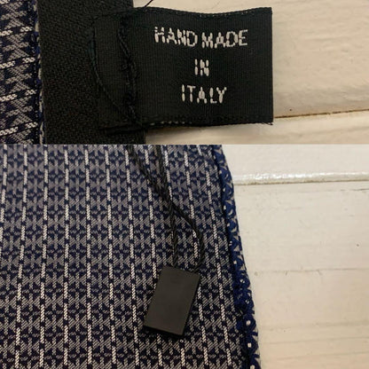 GIORGIO ARMANI Dead Stock Black Tag Made in Italy Pocket Square