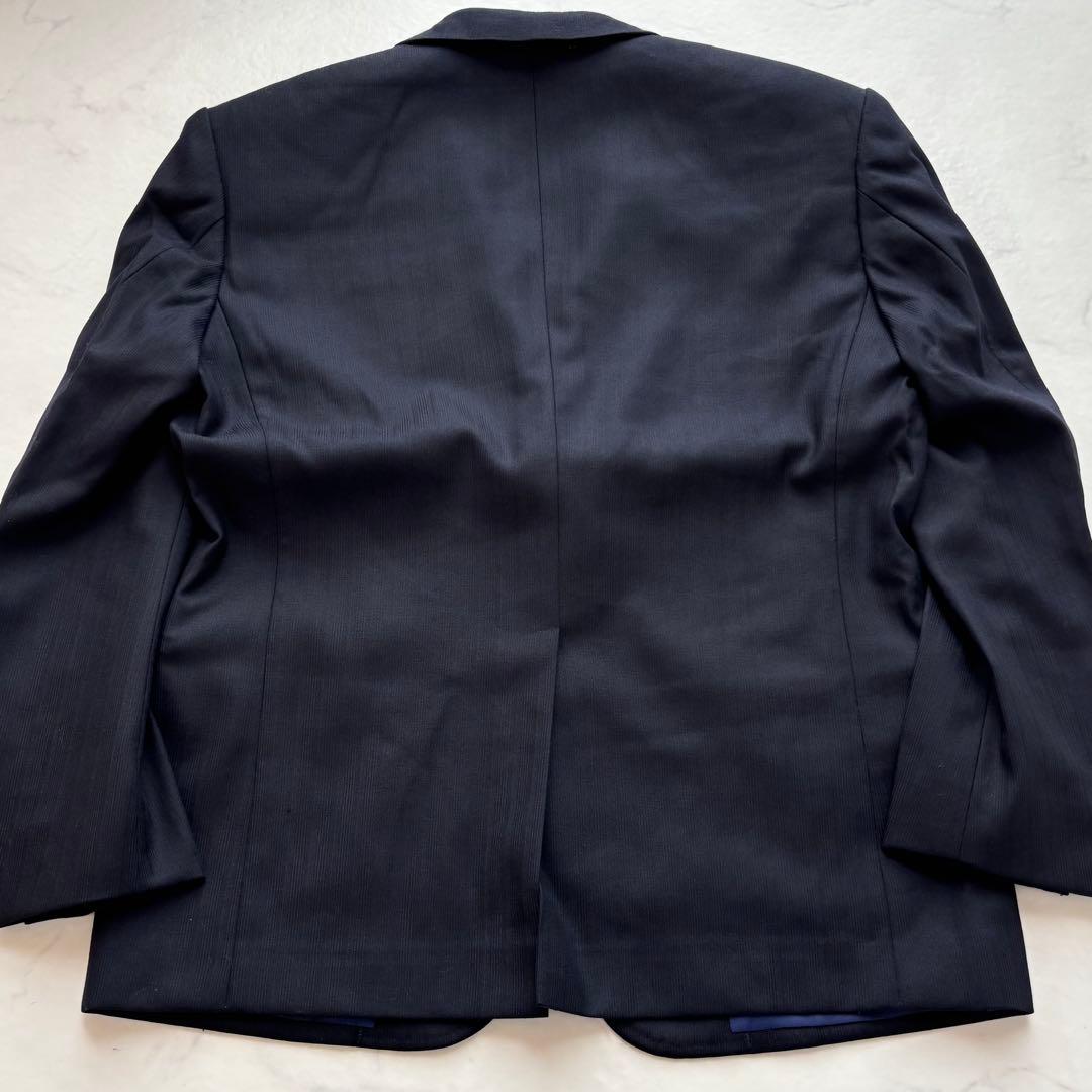 80s suit japanese vintage M (C543)