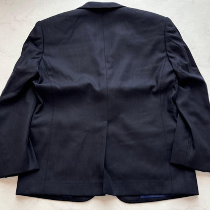 80s suit japanese vintage M (C543)