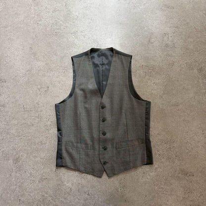 Men's Vintage Three-Piece Setup Suit Gray Event L