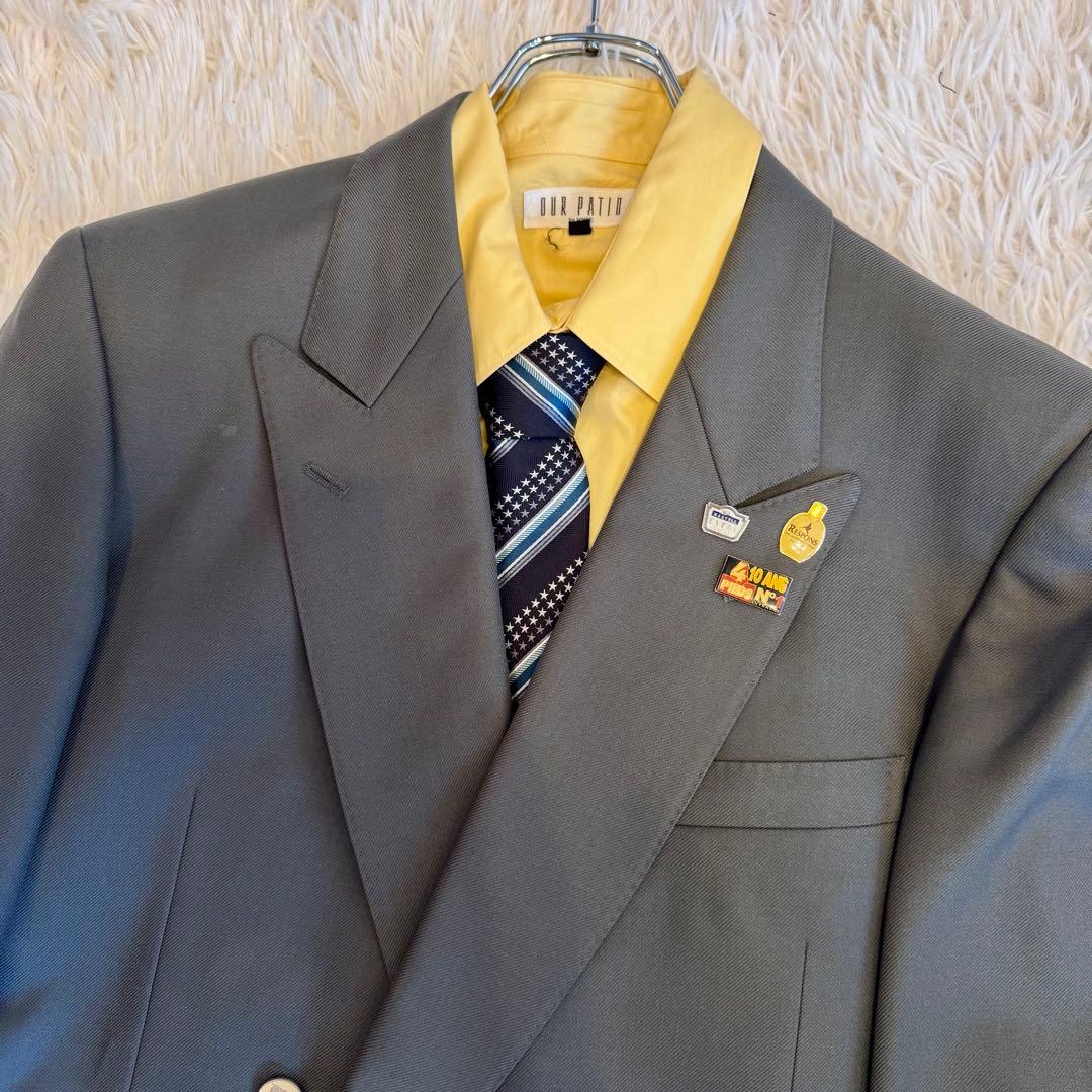 [90s 4-piece set] BURBERRYS double suit setup Masaki Suda