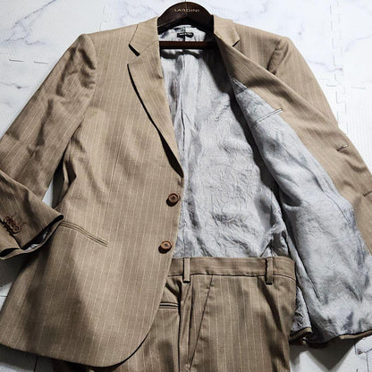 Super rare✨XXXXL equivalent Giorgio Armani SOHO Silk Stripe 58